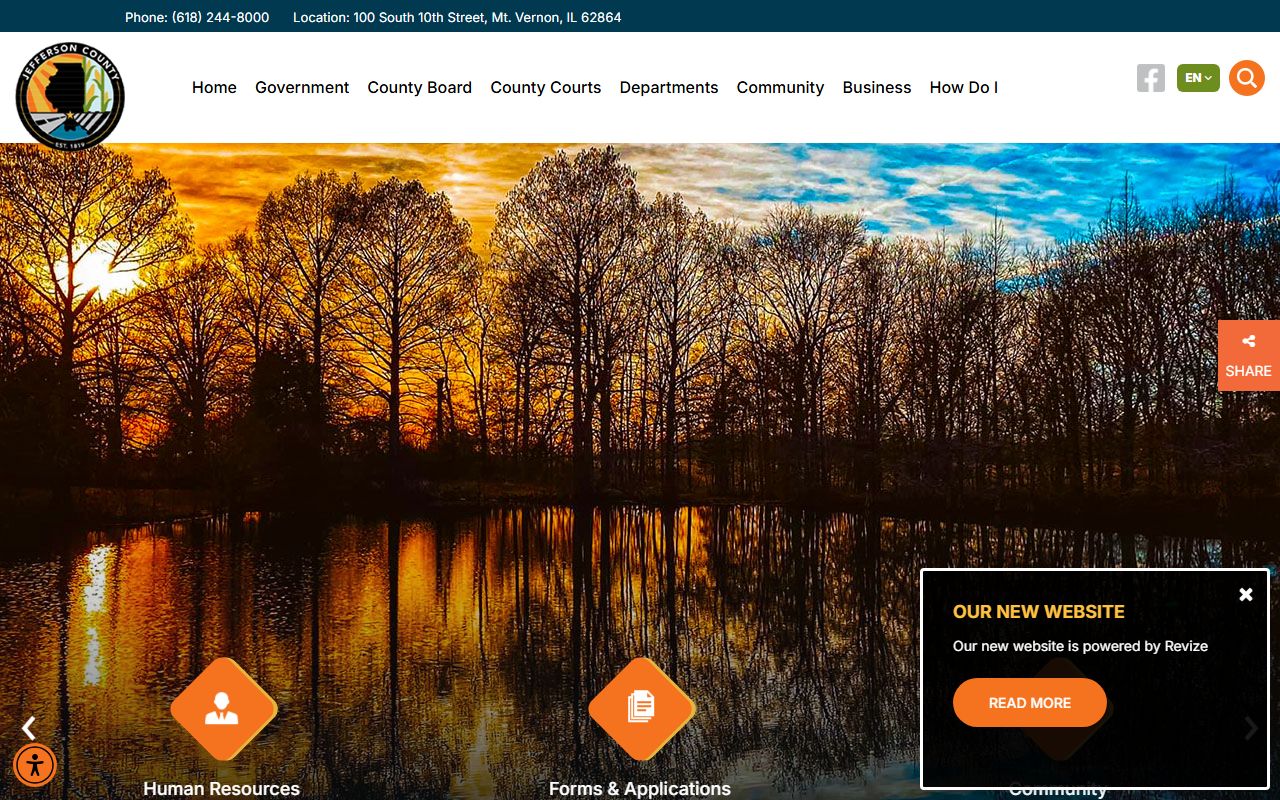 Jefferson County Illinois main website for unclaimed money resources