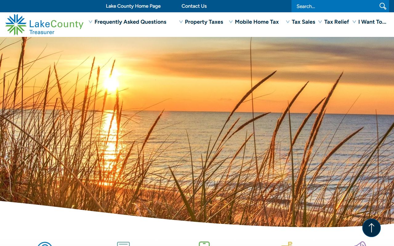 Lake County Treasurer office page for unclaimed money searches