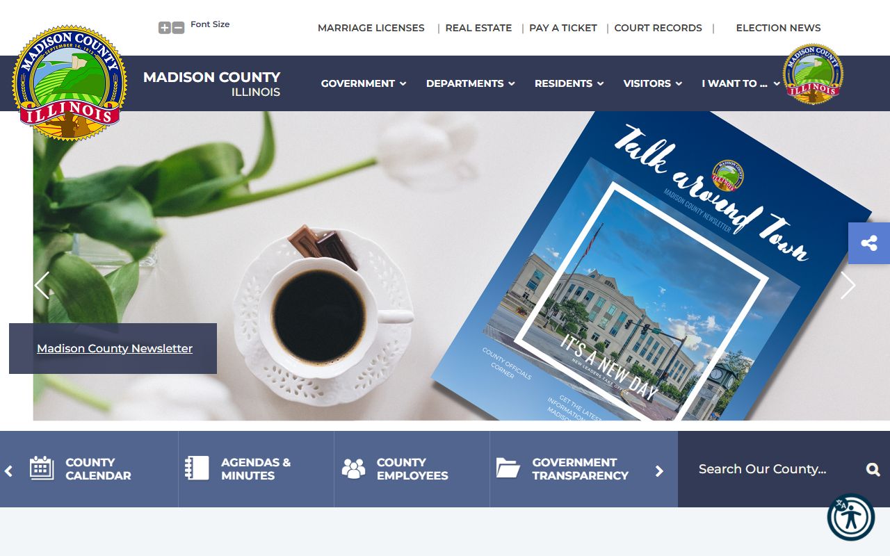 Madison County official website for Madison County unclaimed money information