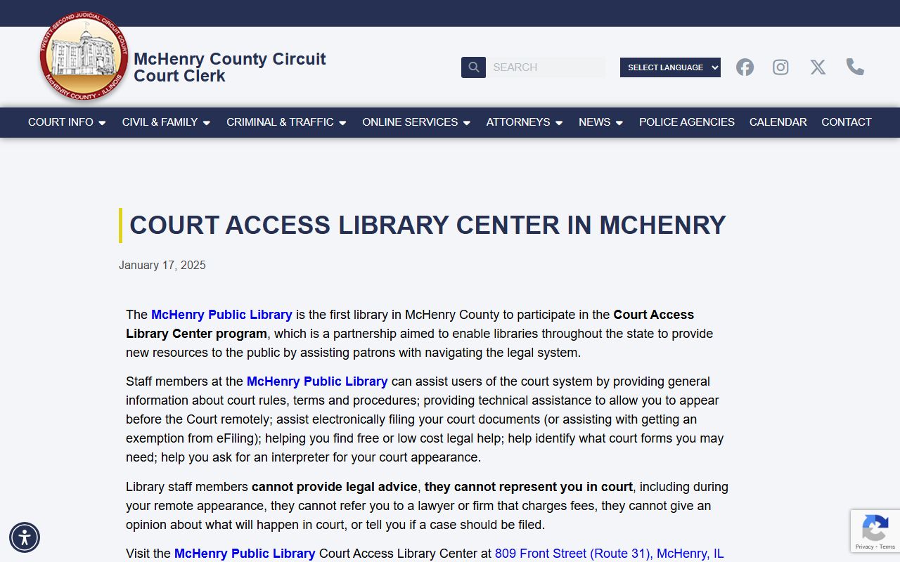 McHenry County Circuit Clerk unclaimed property list for unclaimed money